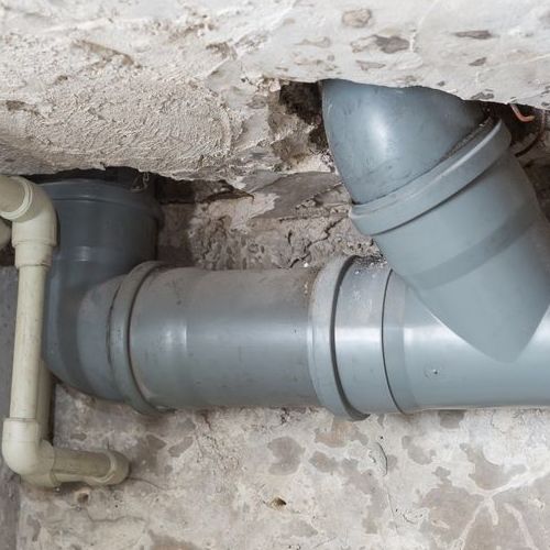 An underground pipe